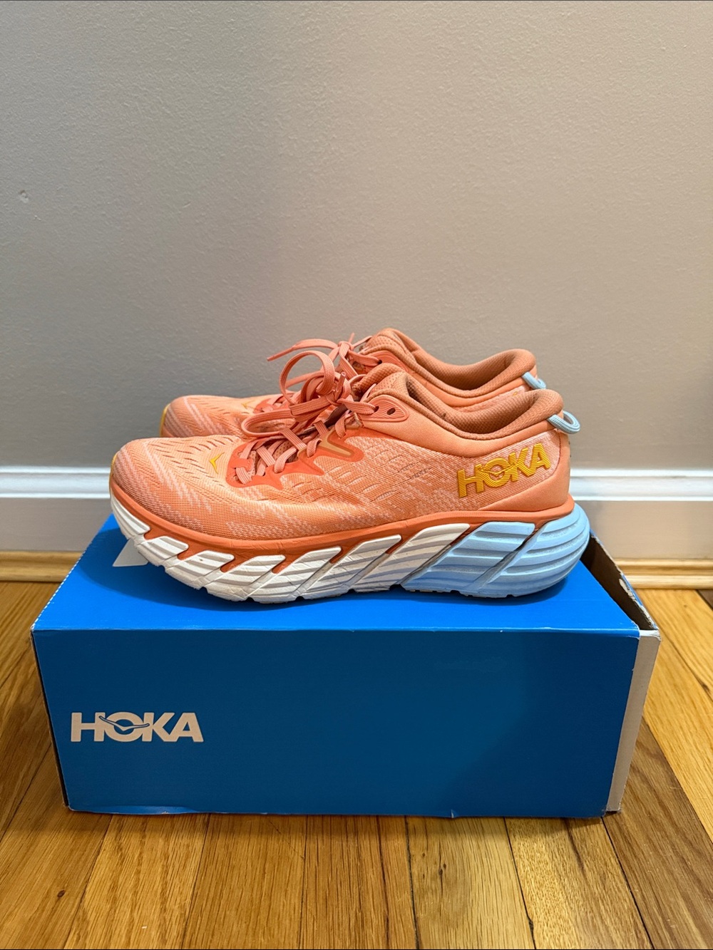 Hoka Women's Athletic Shoes - Peach/Coral